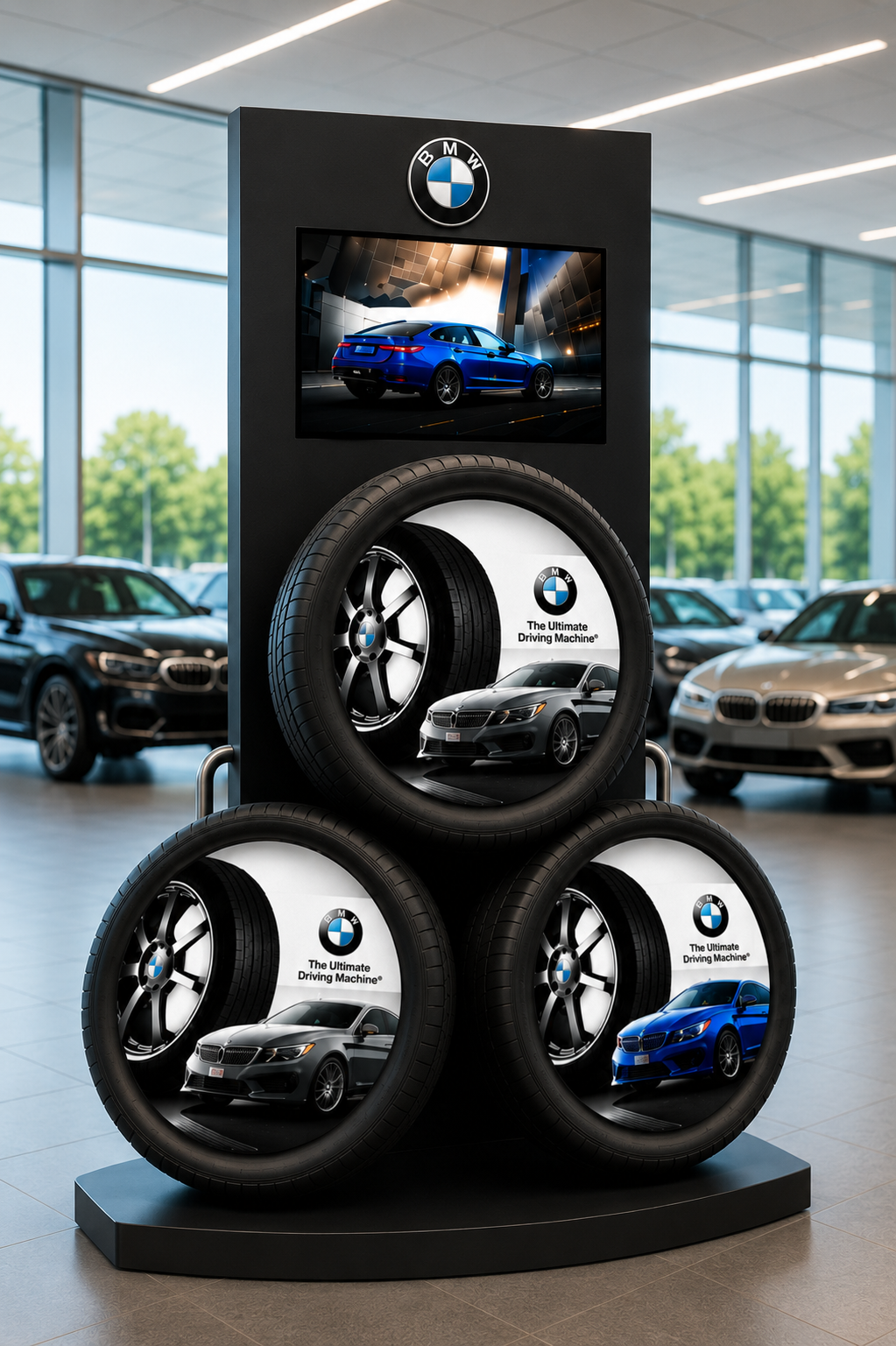 Custom tire display program